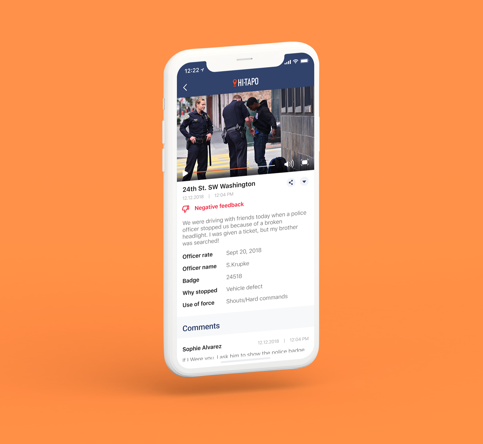 hita-po app to help fight police brutality