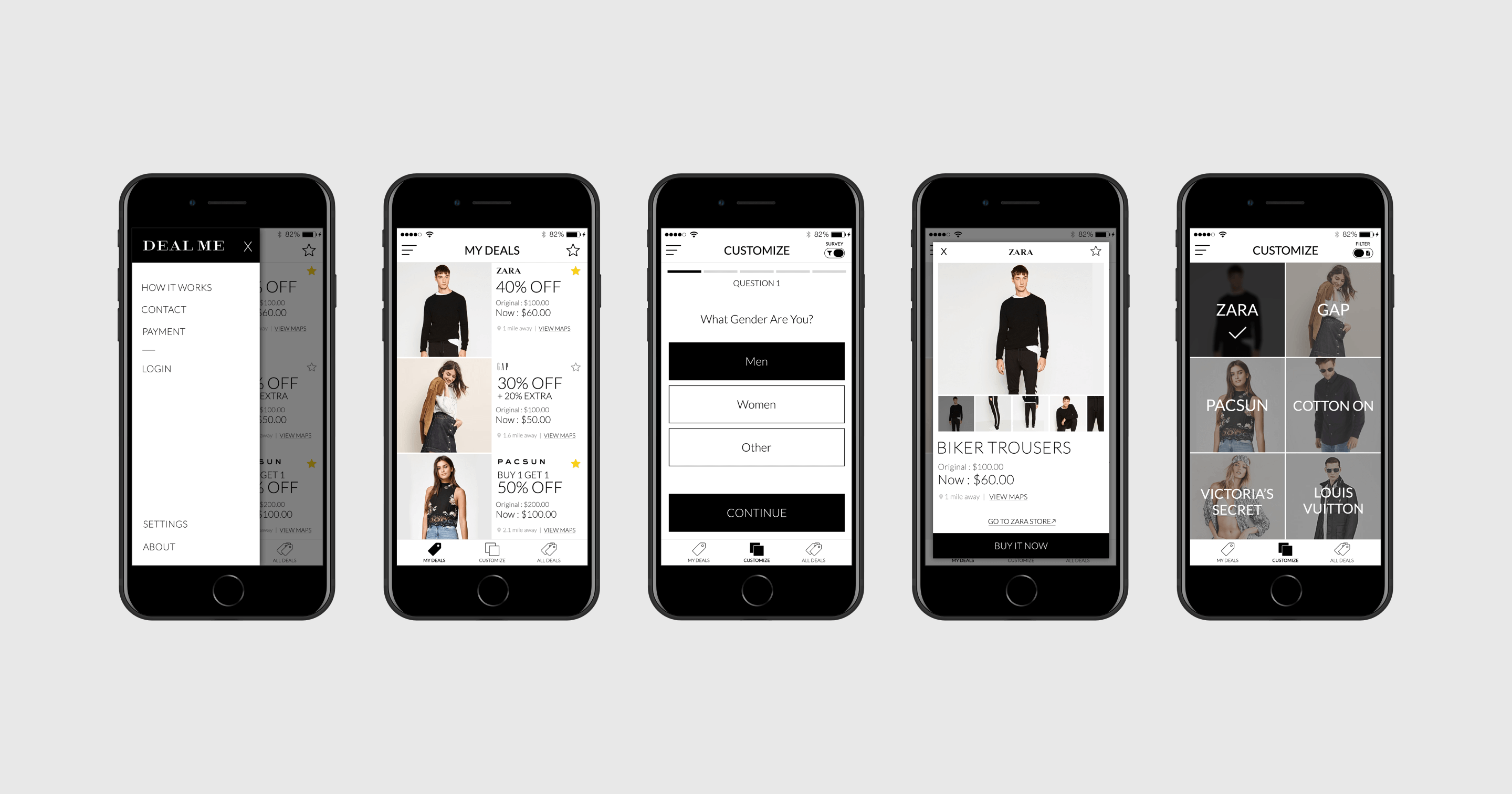 Location-based shopping app