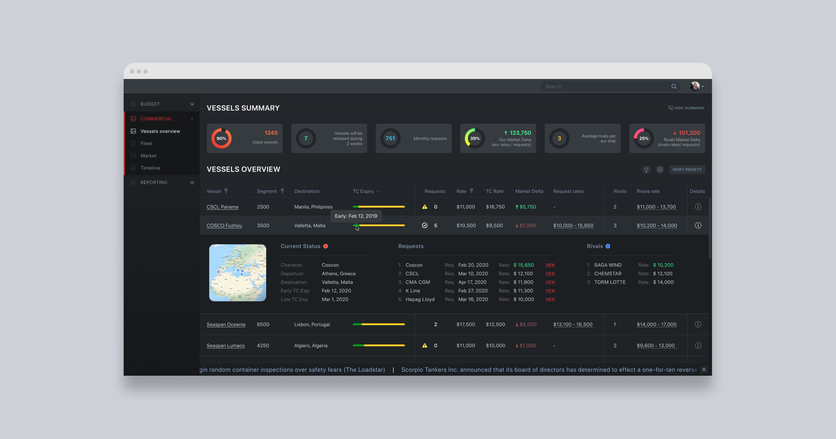 Maritime Fleet Management ERP