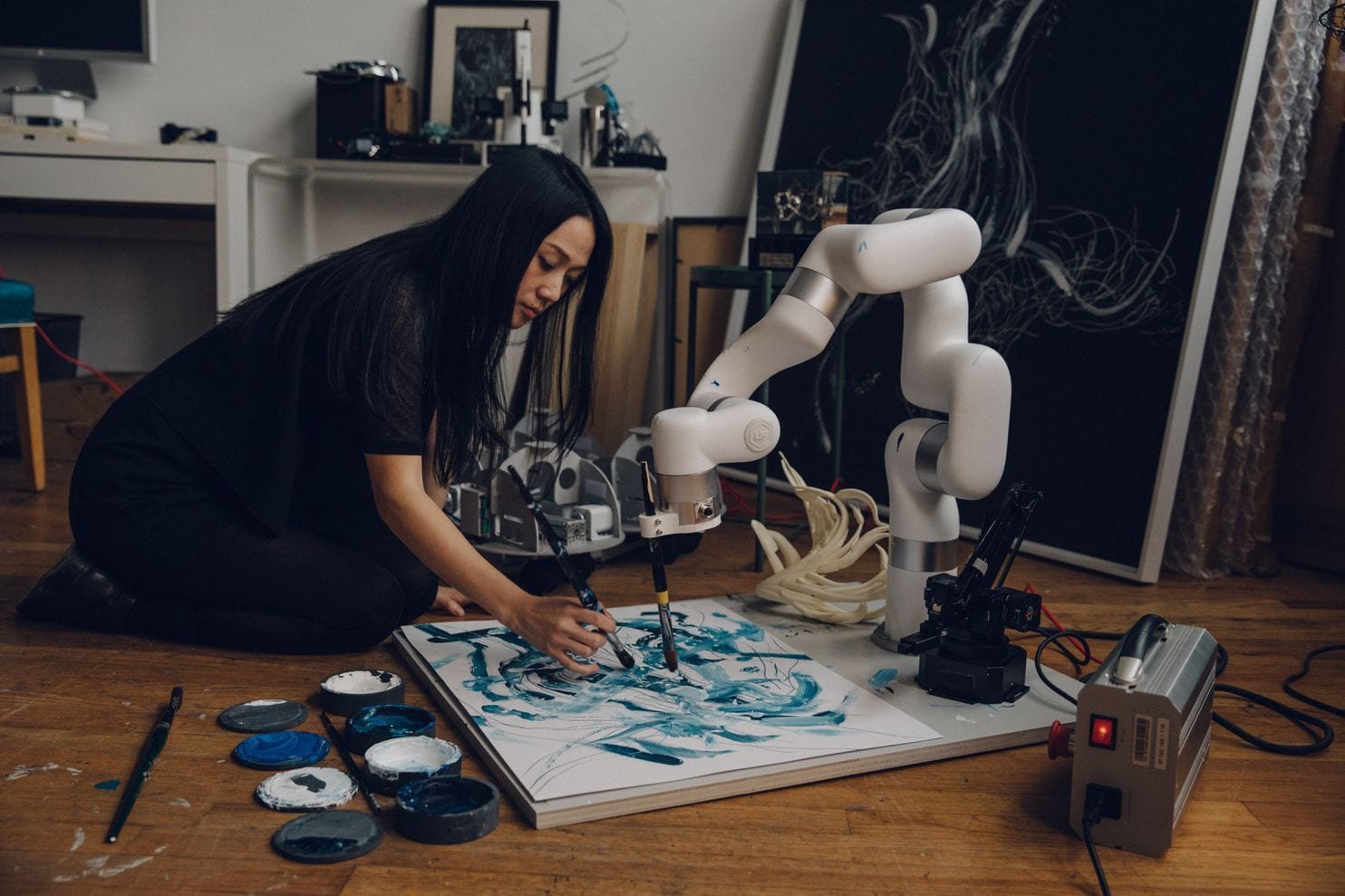 sougwen chung artificial intelligence art