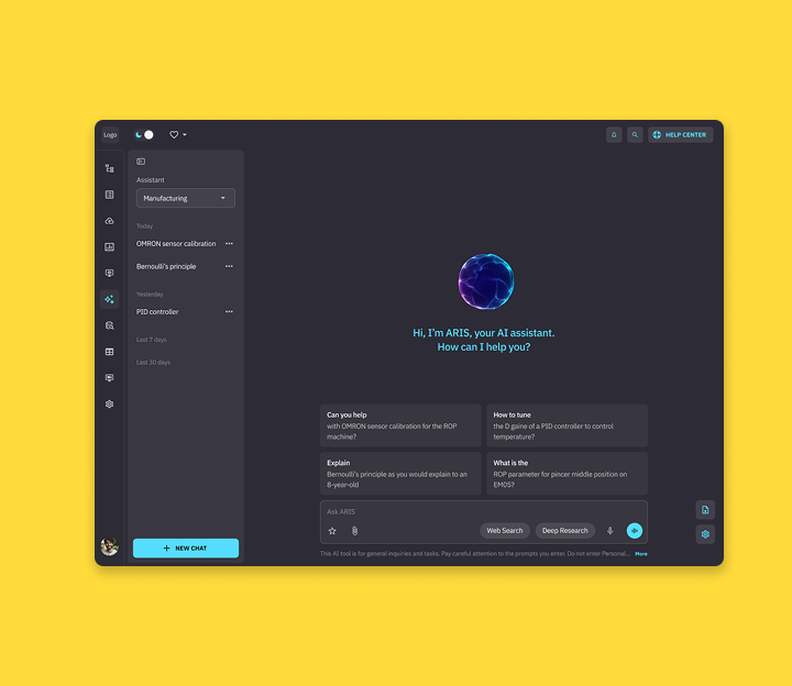 Gen AI assistant ui design